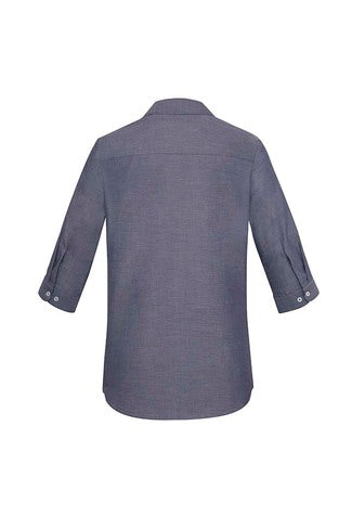 BIZ CORPORATES Womens Charlie 3/4 Sleeve Shirt RS968LT Clearance