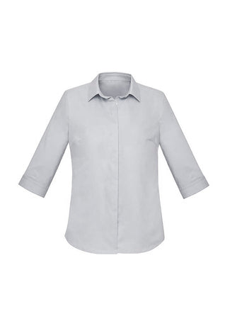 BIZ CORPORATES Womens Charlie 3/4 Sleeve Shirt RS968LT Clearance
