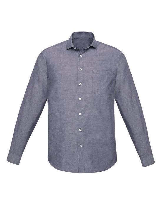 BIZ CORPORATES Mens Charlie Classic Fit Long Sleeve Shirt RS968ML Clearance