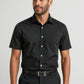 BIZ CORPORATES Mens Charlie Classic Fit Short Sleeve Shirt RS968MS