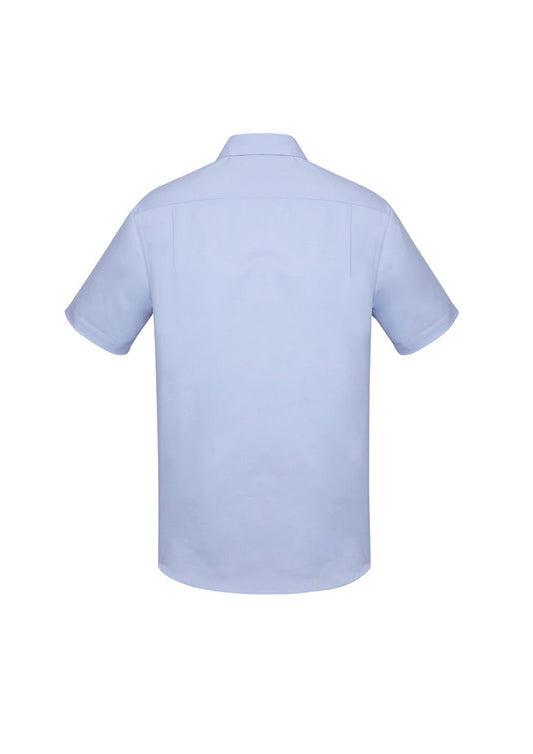 BIZ CORPORATES Mens Charlie Classic Fit Short Sleeve Shirt RS968MS