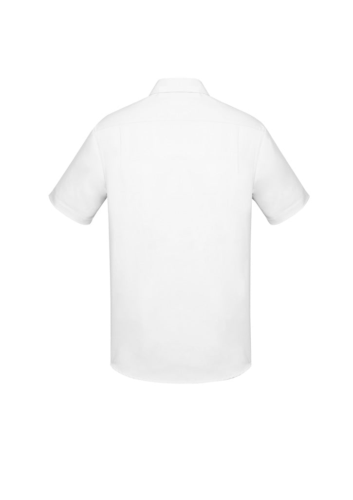 BIZ CORPORATES Mens Charlie Classic Fit Short Sleeve Shirt RS968MS