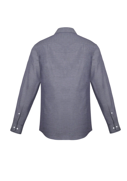 BIZ CORPORATES Mens Charlie Slim Fit Long Sleeve Shirt RS969ML Clearance