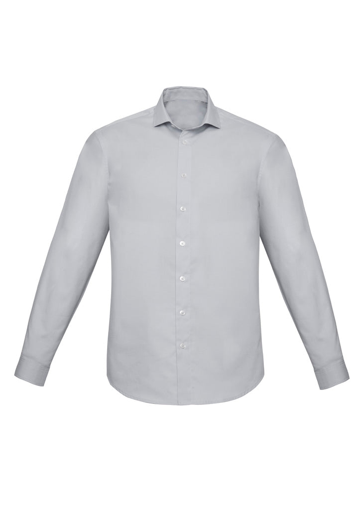 BIZ CORPORATES Mens Charlie Slim Fit Long Sleeve Shirt RS969ML Clearance