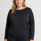 BIZ CORPORATES Womens Skye Batwing Sweater Top RSW370L