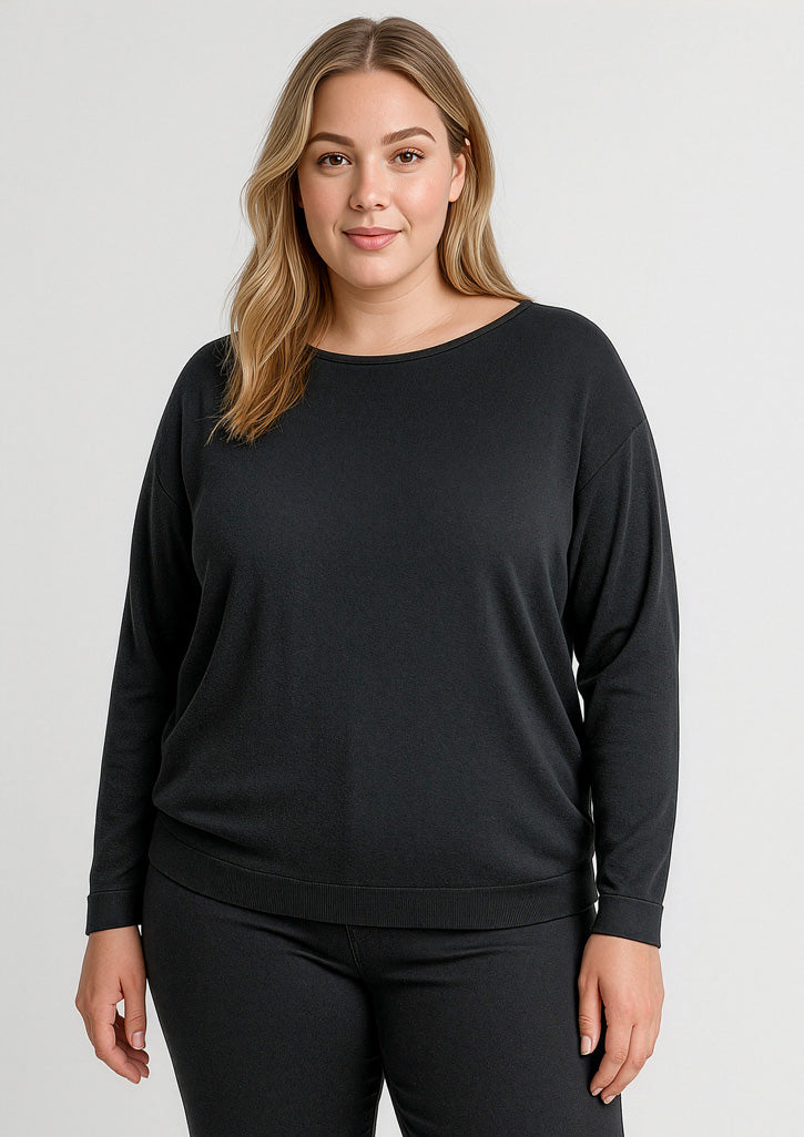 BIZ CORPORATES Womens Skye Batwing Sweater Top RSW370L