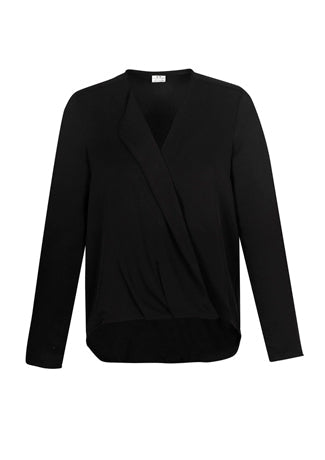 BIZ COLLECTION Womens Lily Hi-Lo Blouse S014LL Clearance