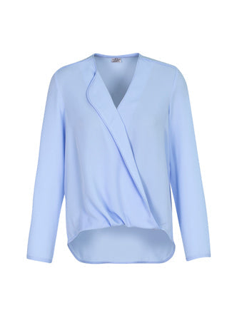 BIZ COLLECTION Womens Lily Hi-Lo Blouse S014LL Clearance