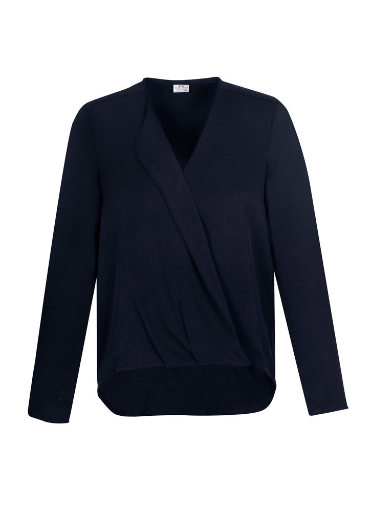 BIZ COLLECTION Womens Lily Hi-Lo Blouse S014LL Clearance