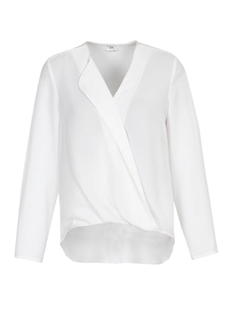 BIZ COLLECTION Womens Lily Hi-Lo Blouse S014LL Clearance