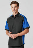 BIZ COLLECTION Mens Nitro Short Sleeve Shirt S10112