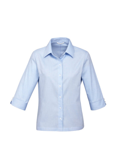 BIZ COLLECTION Womens Luxe 3/4 Sleeve Shirt S10221 Clearance