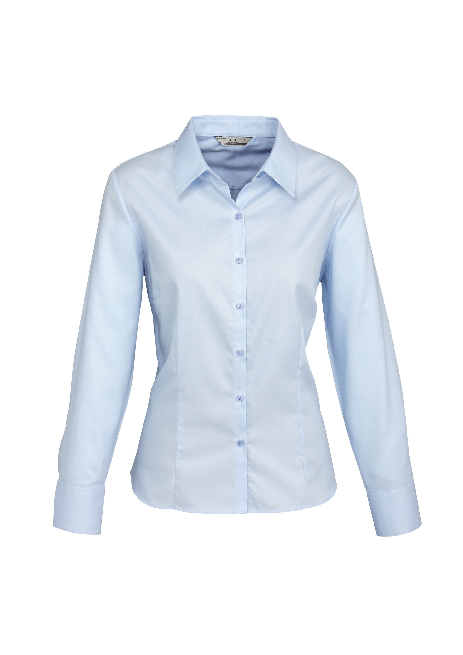 BIZ COLLECTION Womens Luxe Long Sleeve Shirt S118LL