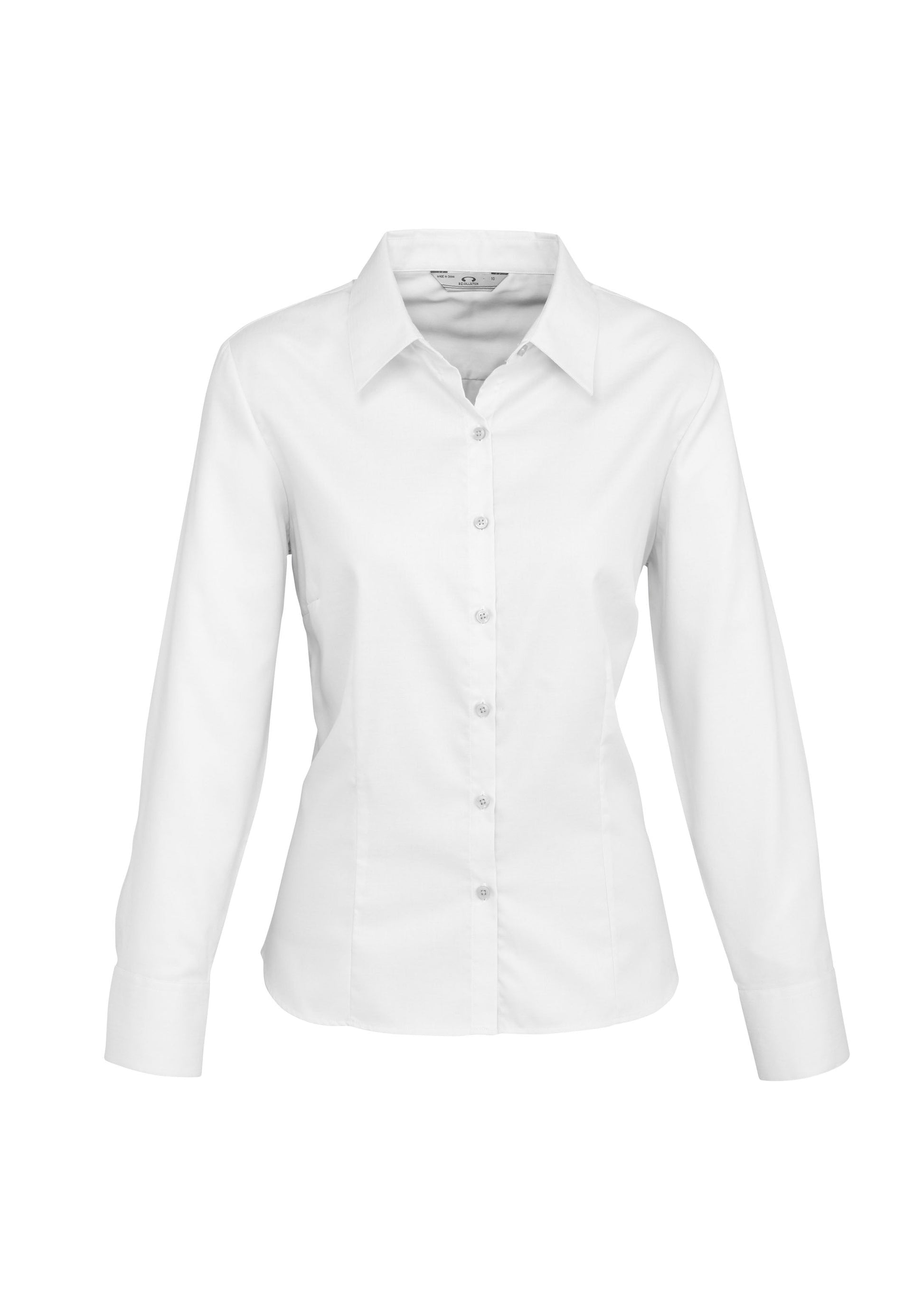 BIZ COLLECTION Womens Luxe Long Sleeve Shirt S118LL