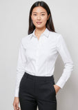 BIZ COLLECTION Womens Luxe Long Sleeve Shirt S118LL