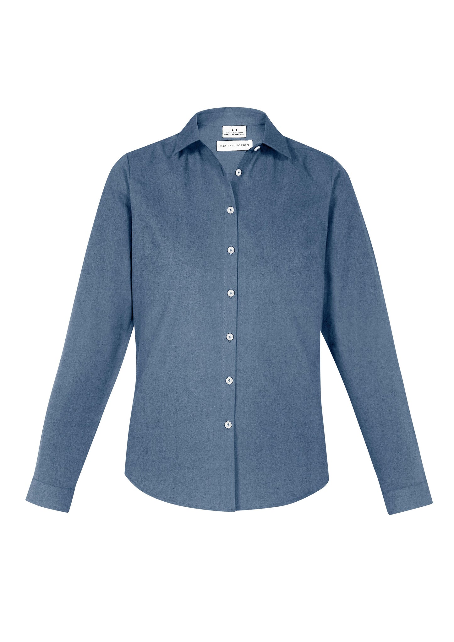 BIZ COLLECTION Womens Memphis Long Sleeve Shirt S127LL