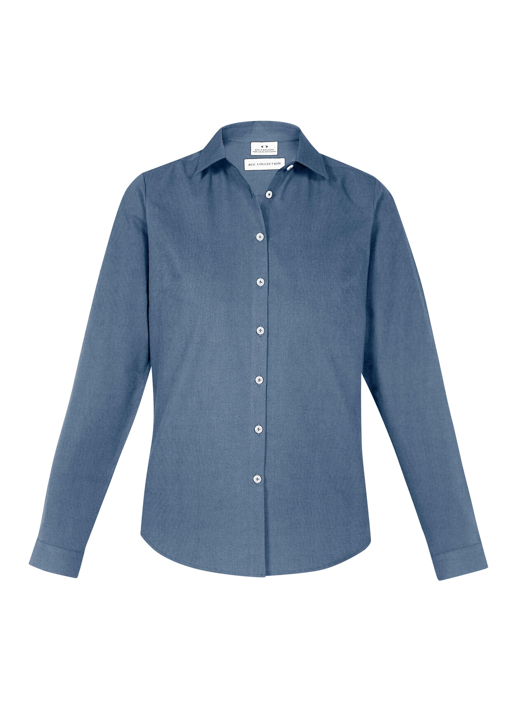 BIZ COLLECTION Womens Memphis Long Sleeve Shirt S127LL