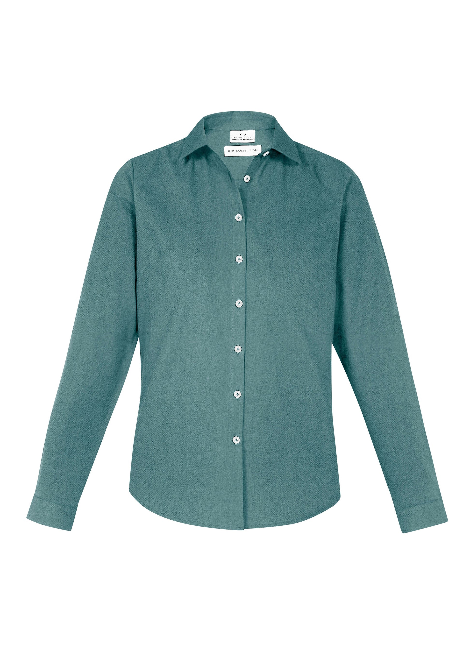 BIZ COLLECTION Womens Memphis Long Sleeve Shirt S127LL