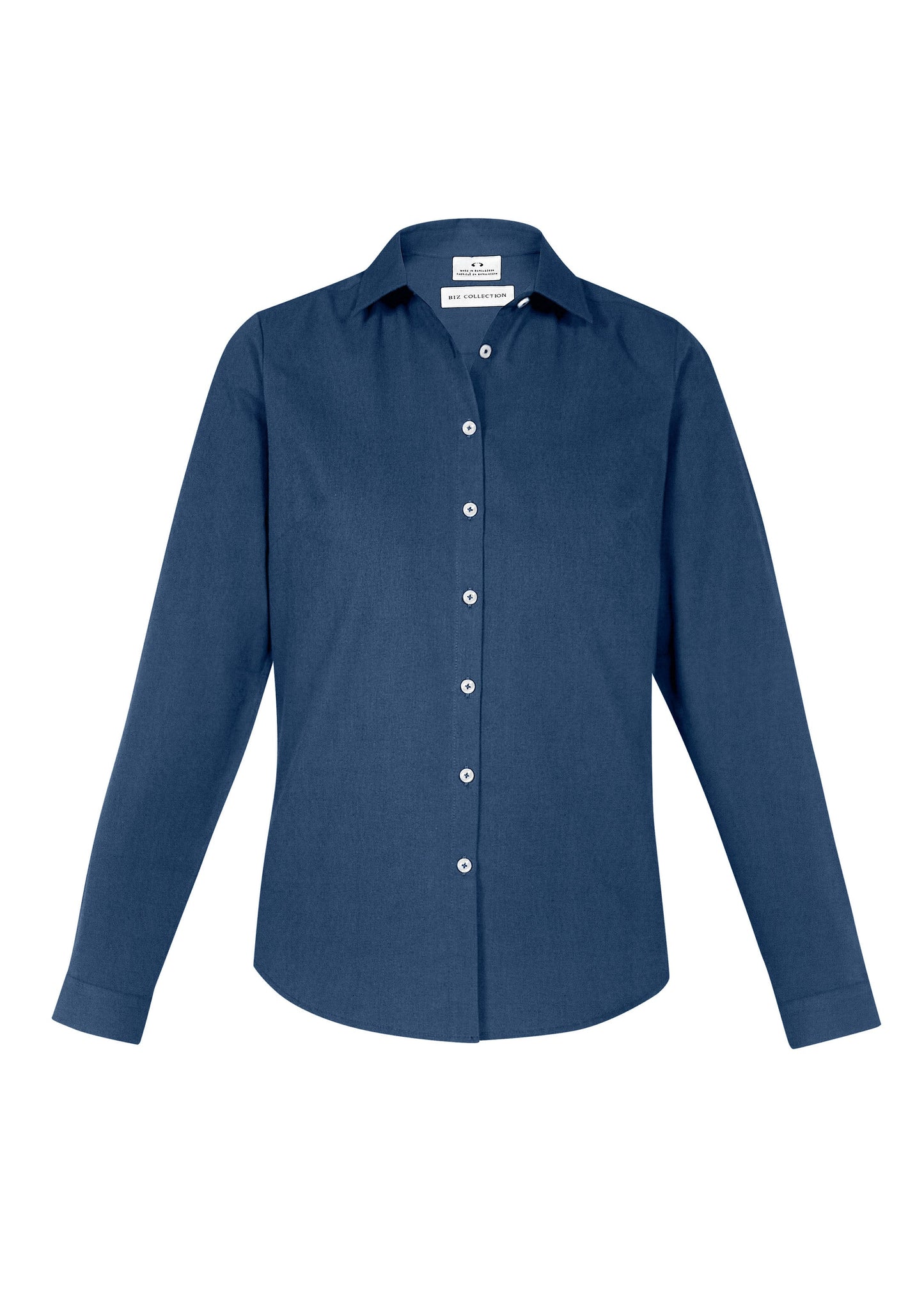 BIZ COLLECTION Womens Memphis Long Sleeve Shirt S127LL