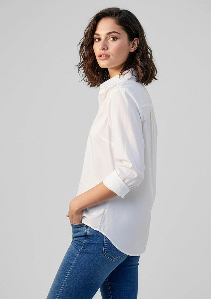 BIZ COLLECTION Womens Memphis Long Sleeve Shirt S127LL