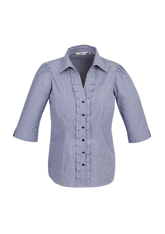 BIZ COLLECTION Womens Edge 3/4 Sleeve Shirt S267LT Clearance