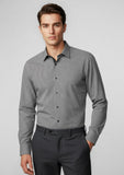 BIZ COLLECTION Mens Edge Long Sleeve Shirt S267ML