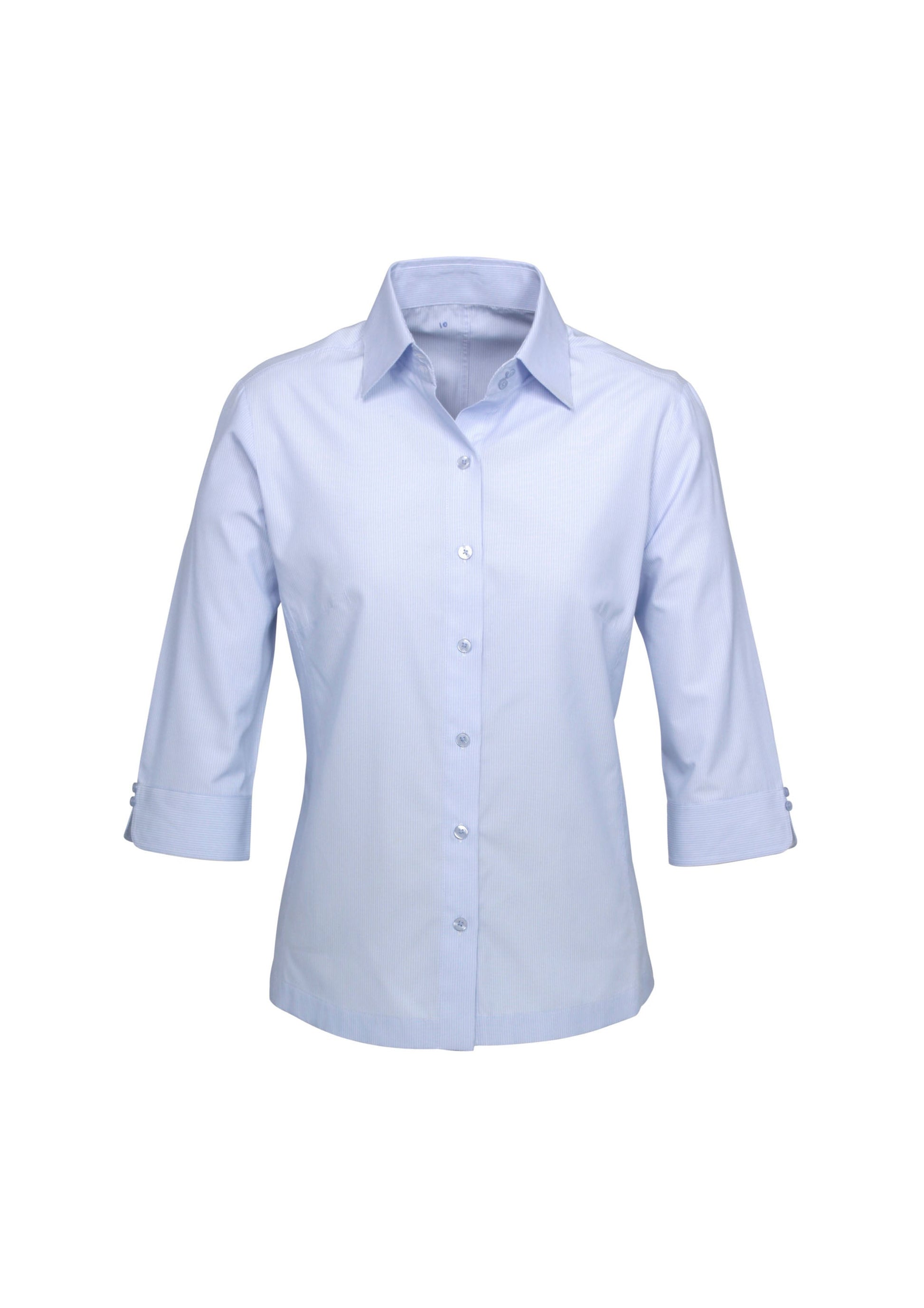 BIZ COLLECTION Womens Ambassador 3/4 Sleeve Shirt S29521