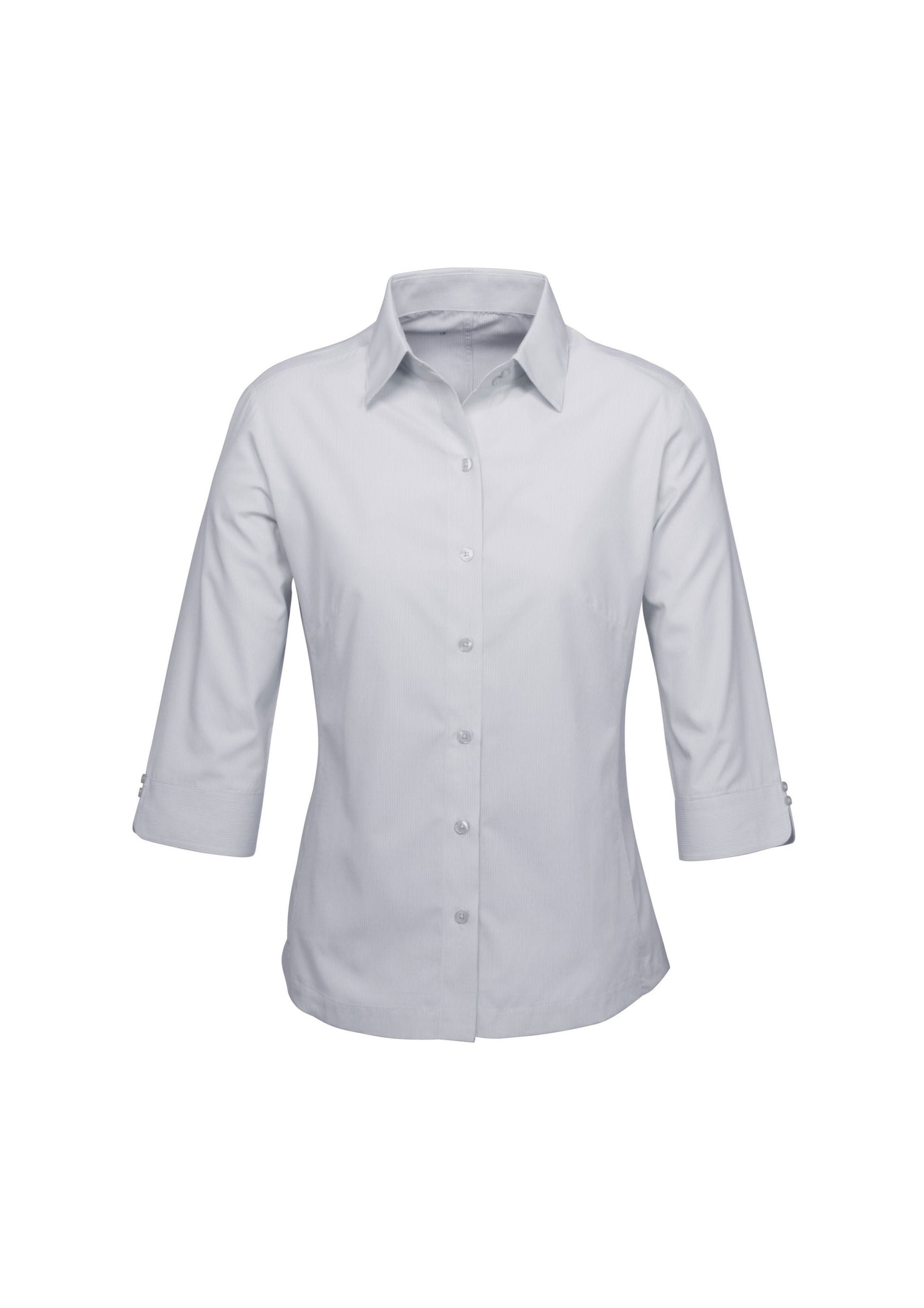 BIZ COLLECTION Womens Ambassador 3/4 Sleeve Shirt S29521