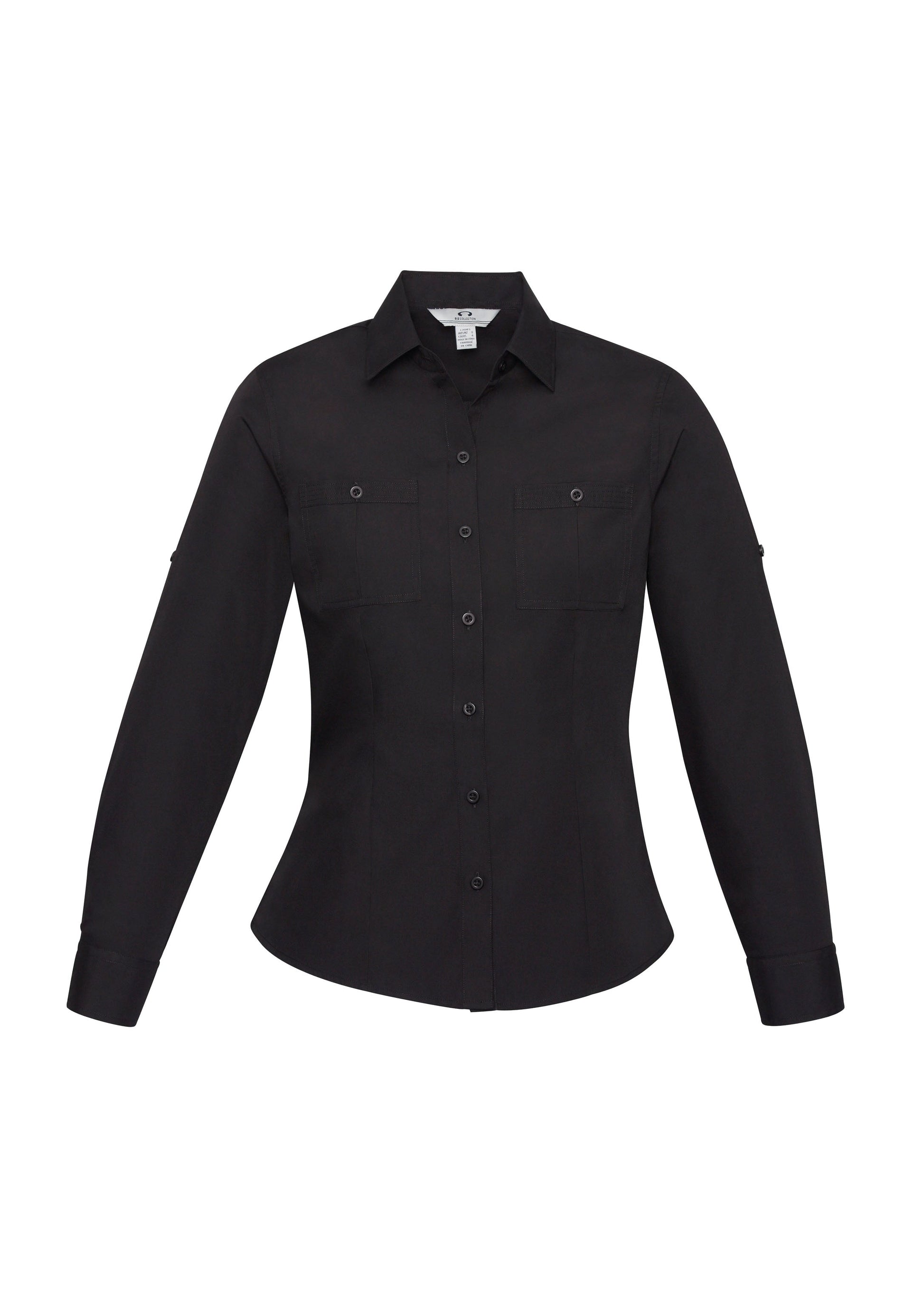 BIZ COLLECTION Womens Bondi Long Sleeve Shirt S306LL