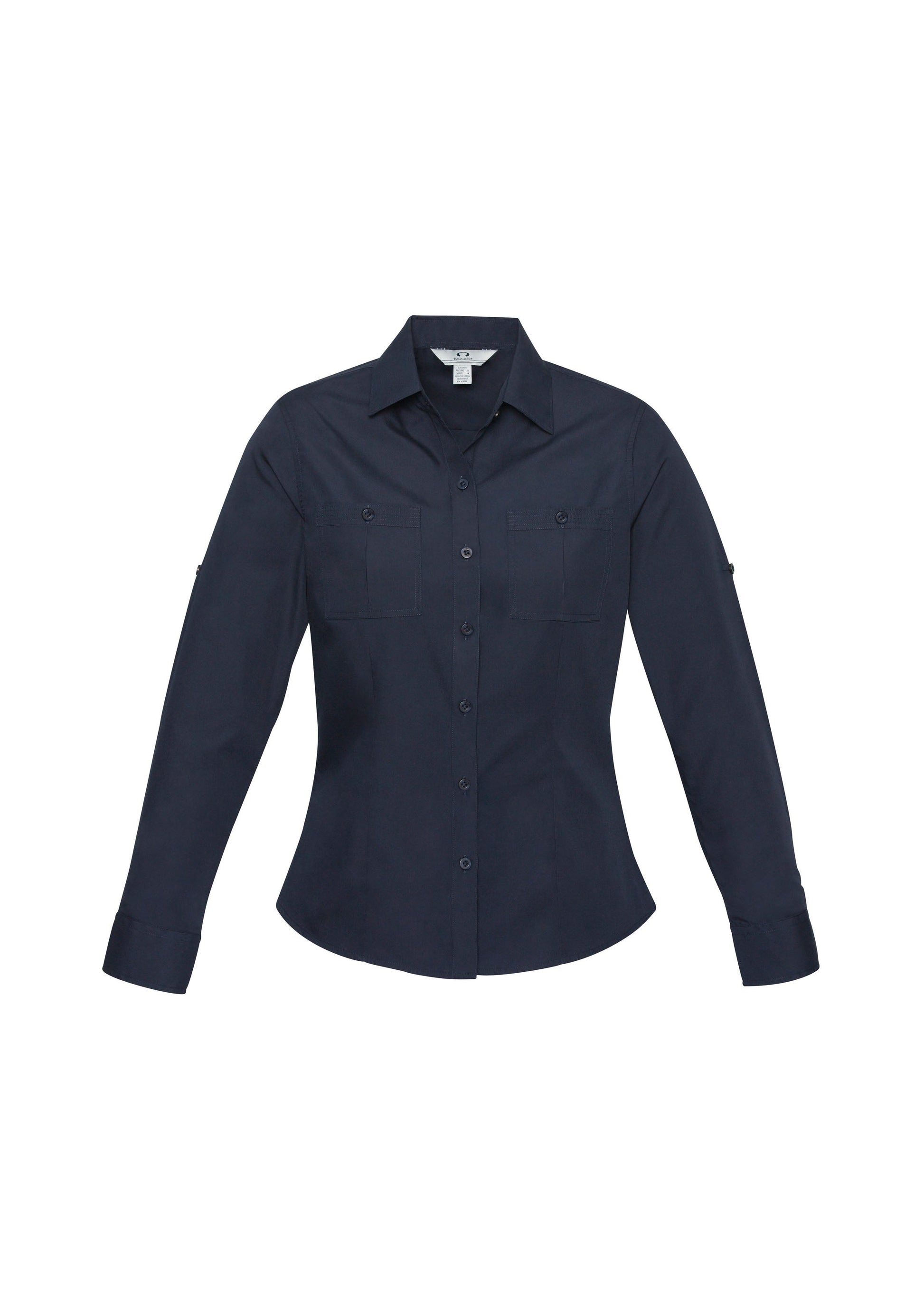BIZ COLLECTION Womens Bondi Long Sleeve Shirt S306LL