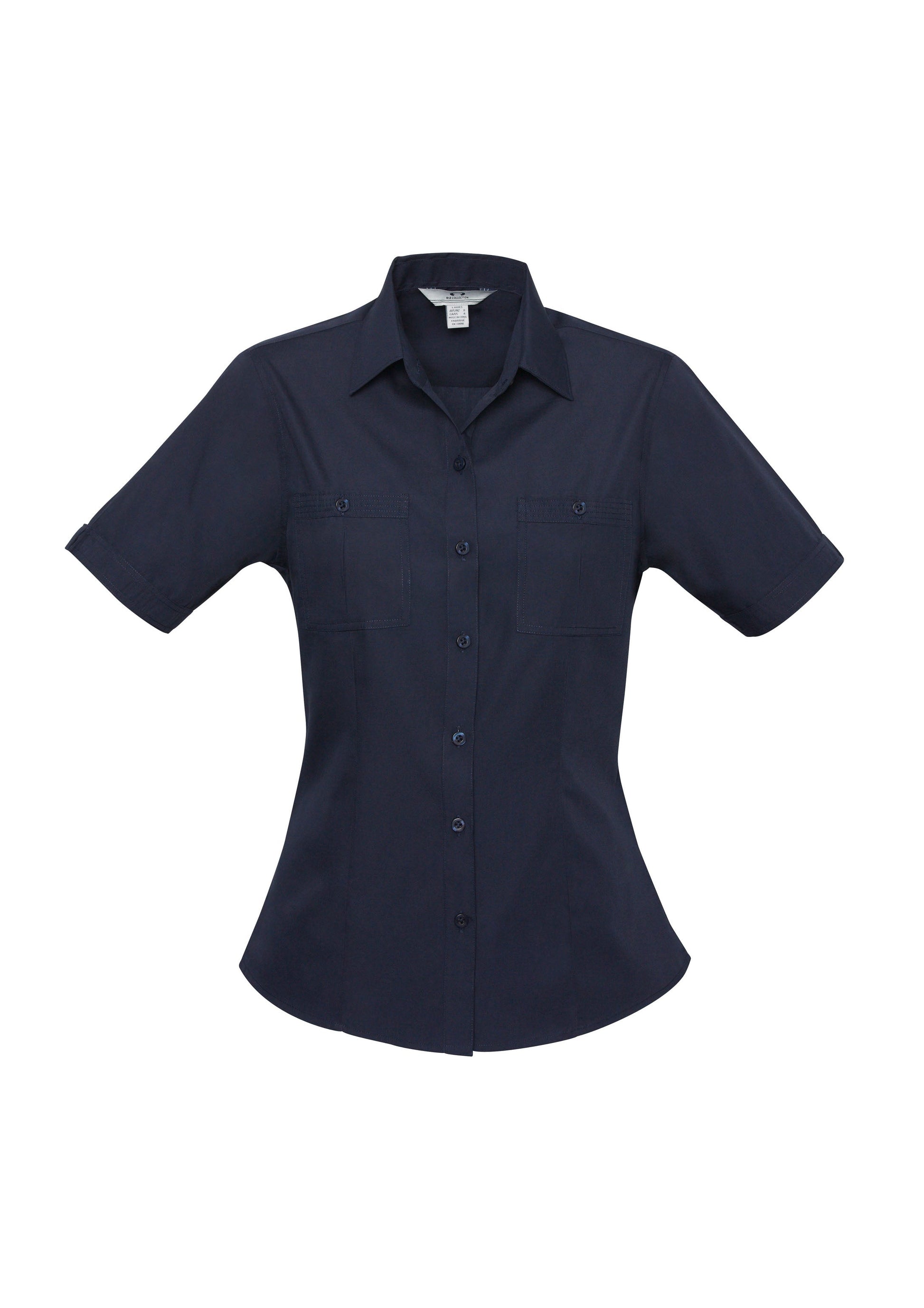 BIZ COLLECTION Womens Bondi Short Sleeve Shirt S306LS