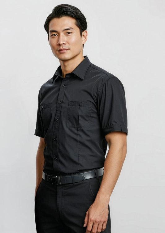 BIZ COLLECTION Mens Bondi Short Sleeve Shirt S306MS