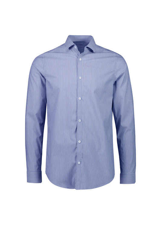 BIZ COLLECTION Mens Conran Tailored Long Sleeve Shirt S337ML Clearance