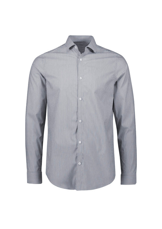 BIZ COLLECTION Mens Conran Tailored Long Sleeve Shirt S337ML Clearance