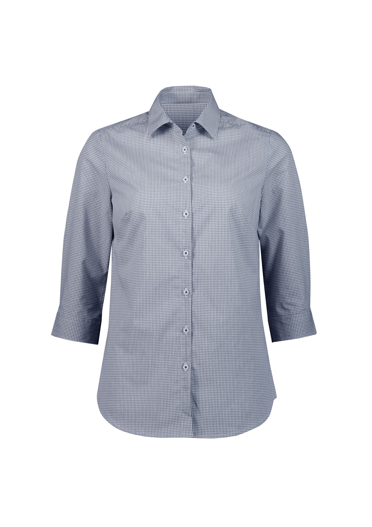 BIZ COLLECTION Womens Bristol 3/4 Sleeve Shirt S338LT