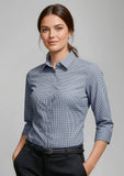 BIZ COLLECTION Womens Bristol 3/4 Sleeve Shirt S338LT