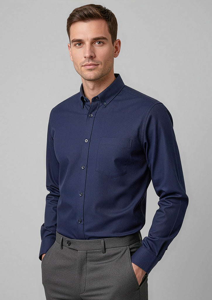BIZ COLLECTION Mens Dalton Long Sleeve Shirt S522ML