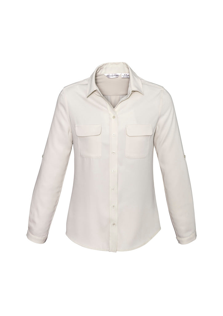 BIZ COLLECTION Womens Madison Long Sleeve Shirt S626LL
