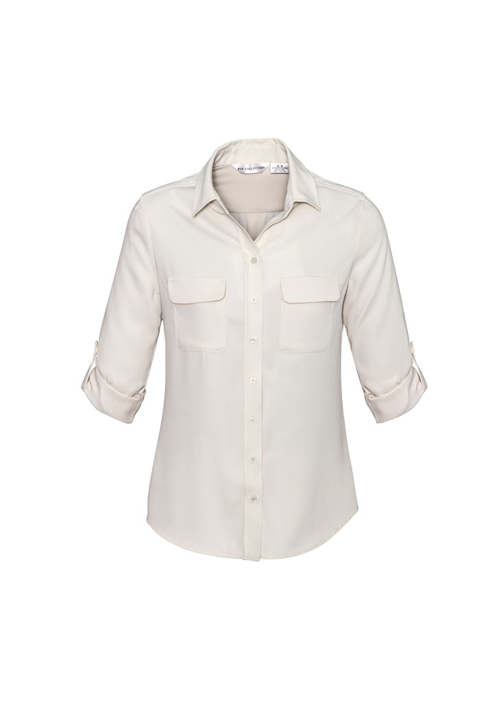 BIZ COLLECTION Womens Madison Long Sleeve Shirt S626LL