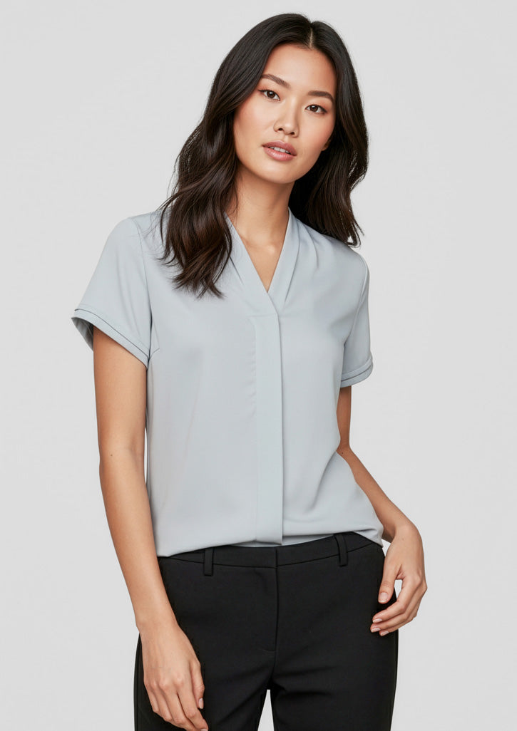 BIZ COLLECTION Womens Madison Short Sleeve Shirt S628LS