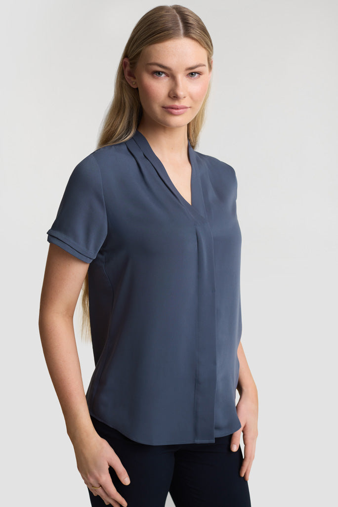 BIZ COLLECTION Womens Madison Short Sleeve Shirt S628LS