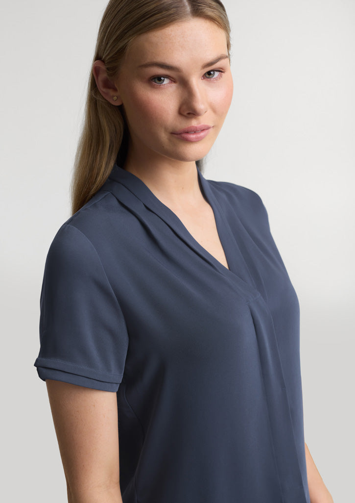 BIZ COLLECTION Womens Madison Short Sleeve Shirt S628LS