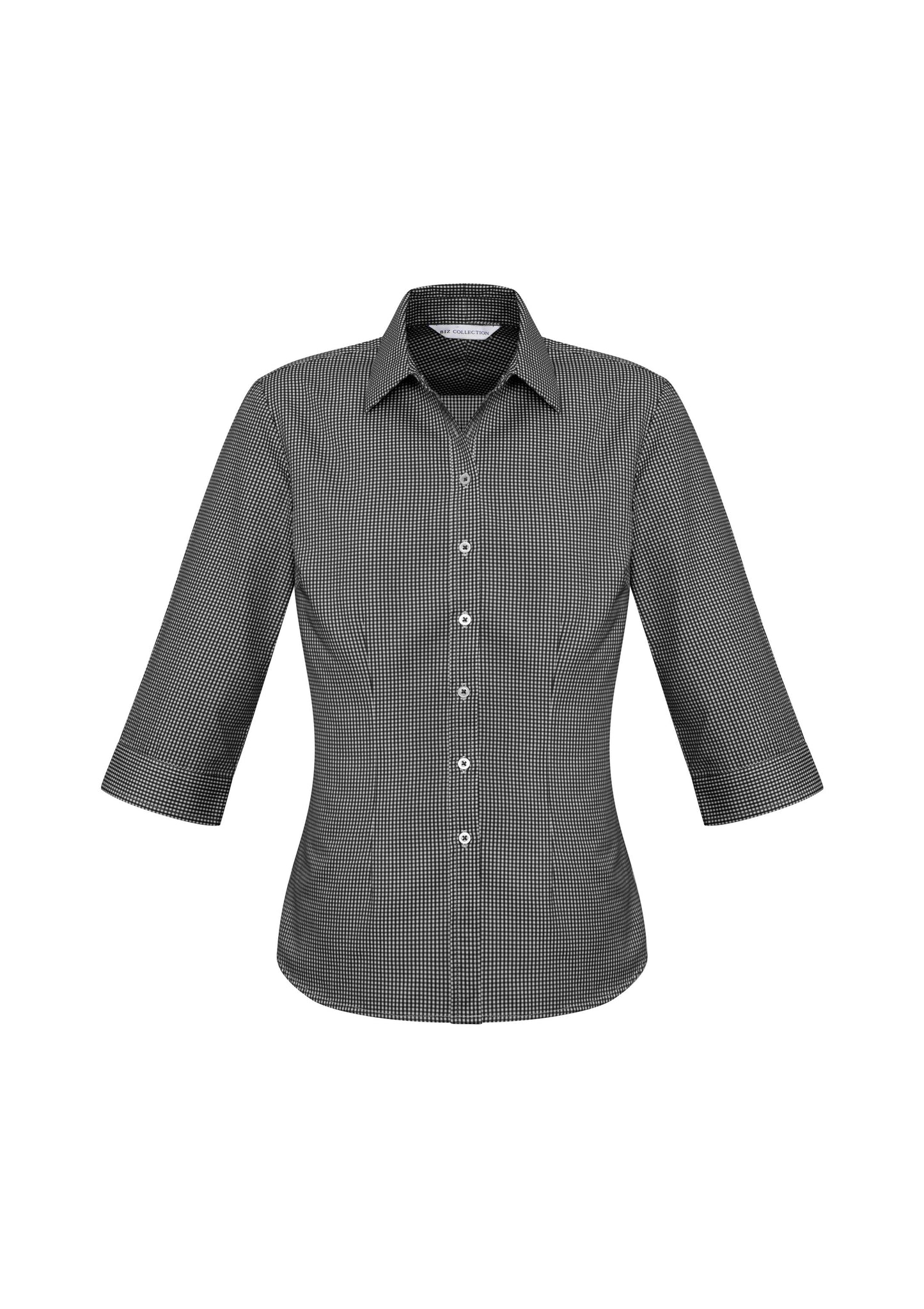 BIZ COLLECTION Womens Ellison 3/4 Sleeve Shirt S716LT