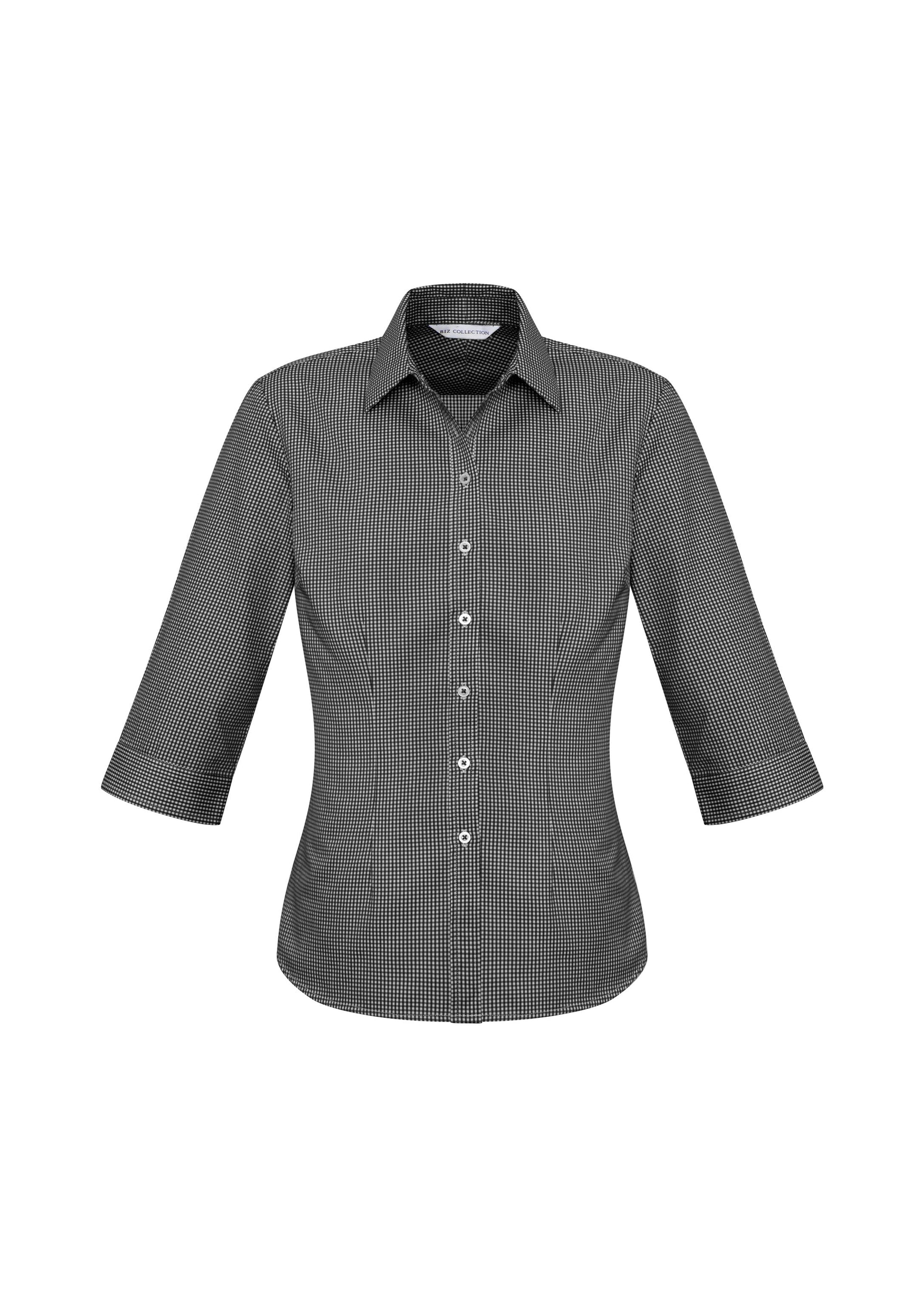 BIZ COLLECTION Womens Ellison 3/4 Sleeve Shirt S716LT