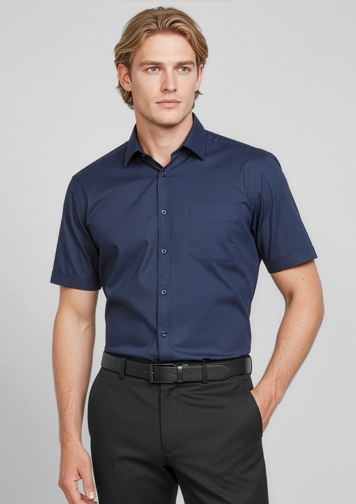 BIZ COLLECTION Mens Monaco Short Sleeve Shirt S770MS