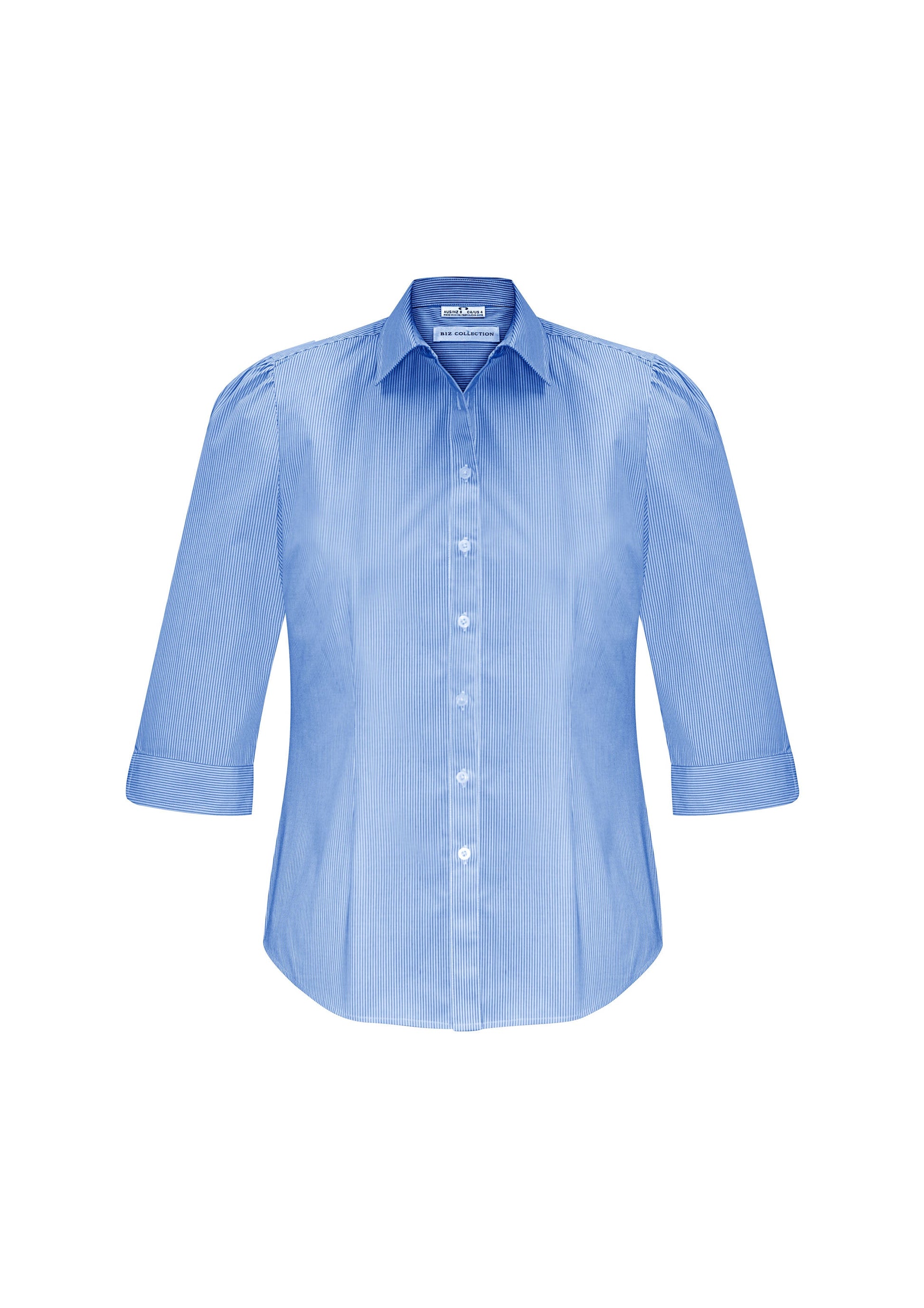 BIZ COLLECTION Womens Euro 3/4 Sleeve Shirt S812LT