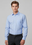 BIZ COLLECTION Mens Euro Long Sleeve Shirt S812ML