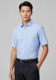 BIZ COLLECTION Mens Euro Short Sleeve Shirt S812MS