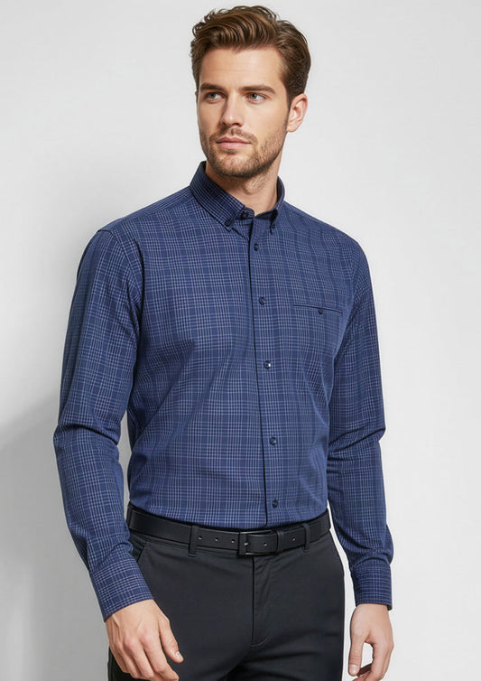 BIZ COLLECTION Mens Harper Long Sleeve Shirt S820ML