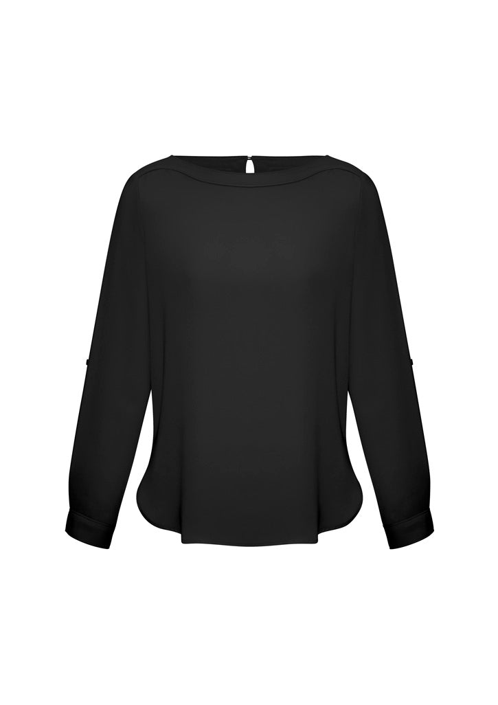 BIZ COLLECTION Womens Madison Boatneck Top S828LL
